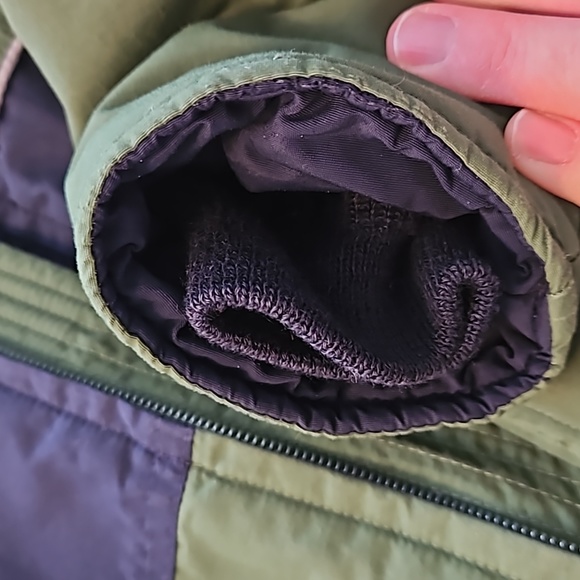 Green Blue Fleece Winter Coat - Picture 10 of 10